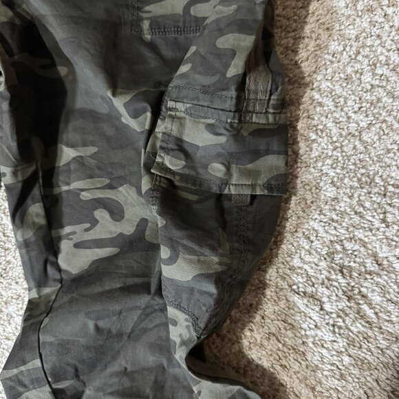 Sanctuary Scout Pants Mens 2XL Camo Poplin Surplus Straight Leg Drawcord Cargo - Picture 3 of 12